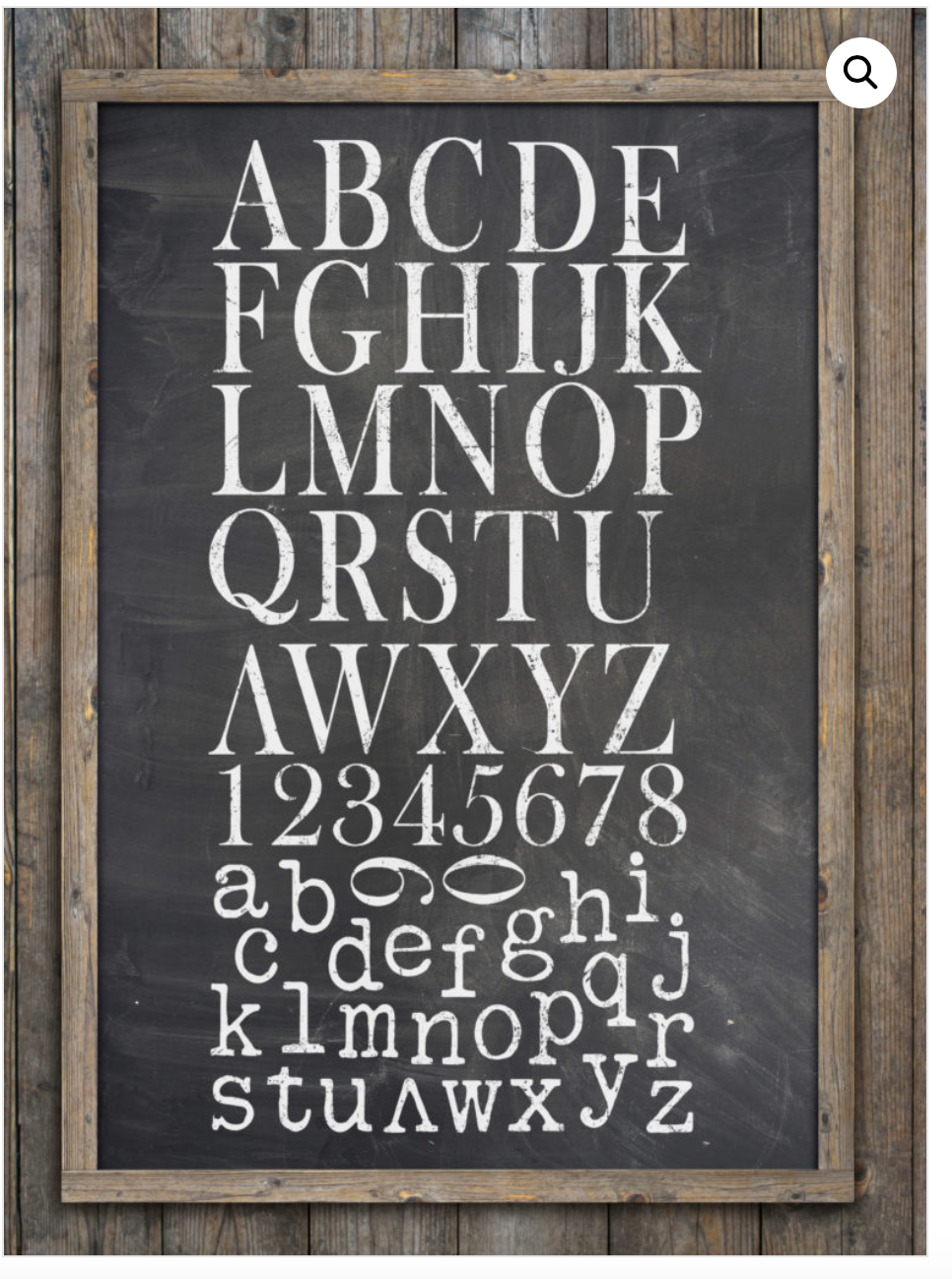 Type Setting Stamp