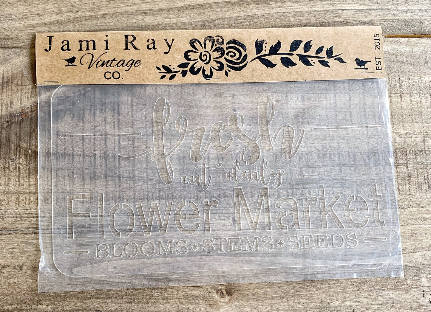 Fresh Flower Market | JRV Stencils